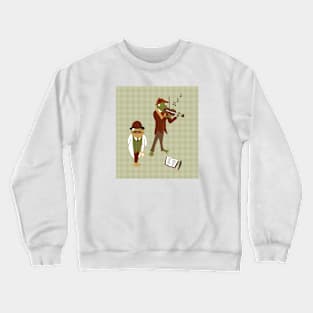 Amphibious Detective Duo Style 2 Crewneck Sweatshirt